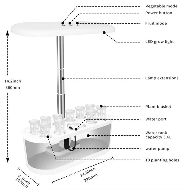 Hydroponic Indoor Herb Grower